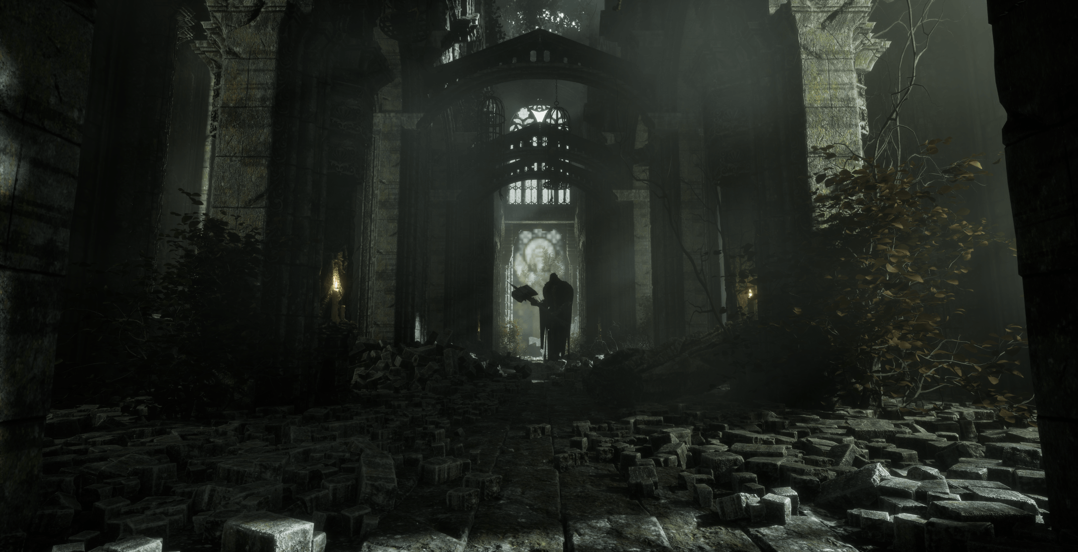 Cathedral shadow screenshot from Whisper of the Elements